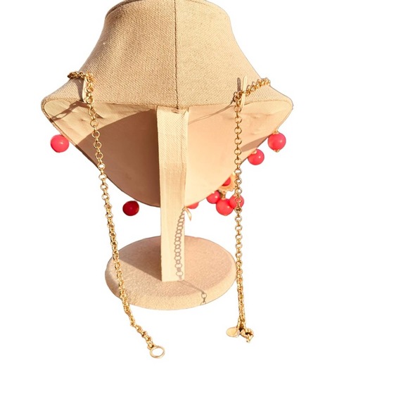 J.Crew - Hot Pink Bubble Statement Necklace - Picture 6 of 6